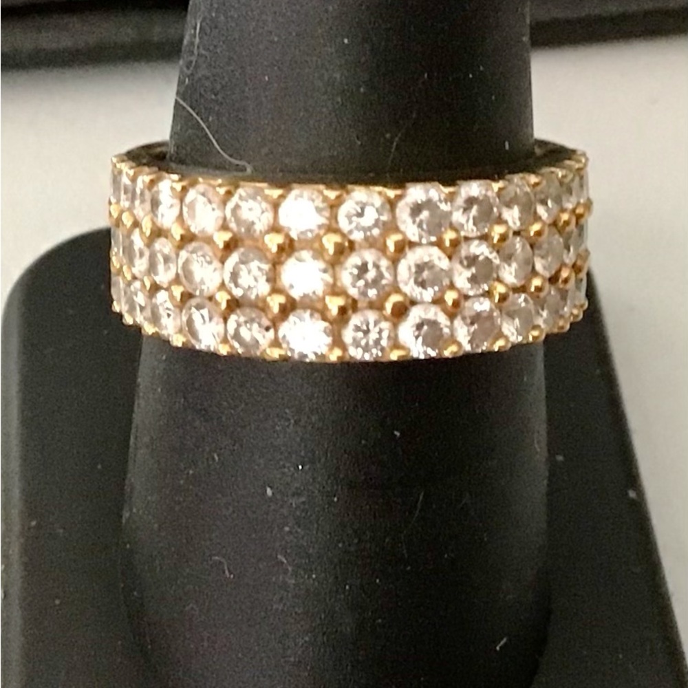 Estate 18K YG Diamond Ring